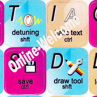 LINUX MULTIMEDIA STUDIO KEYBOARD STICKER