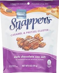 Snappers Dark Sea Salt Chocolate, 6 Ounce