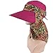 Lanzom Women Lady Wide Brim Cap Visor Hats Outdoor Summer Sun Hats Rose