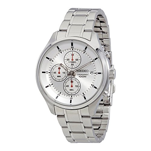 SEIKO SKS535P1,Men's Chronograph,Stainless Steel Case & Bracelet,100m WR,SKS535