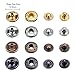 TIENCIY 140 Sets Snap Fasteners Kit for Leather/Clothing, 12.5mm Metal Clothing Snaps Kit for Leather, Jacket, Jeans Wear, Bracelet, Bagsâ€¦