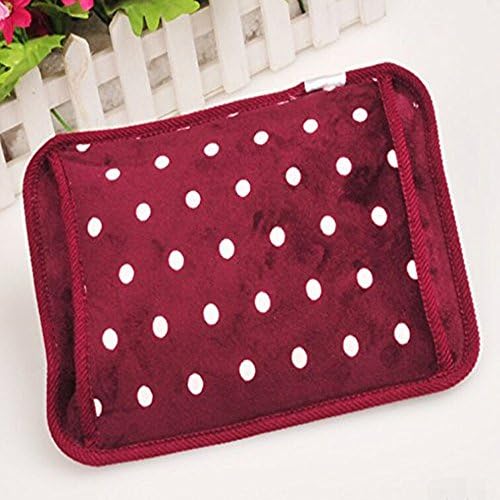 Hot &amp; Cold Therapies Hot Water Bottle Electric Baby &amp; Adult (Wine Red)
