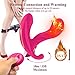 Wearable Vibrators Wireless USB Charging Remote Control Clitoral G spot Butterfly Massager Vibrating Panties Smart Heating 10 Vibration Flirting Dildo Sex Toy Adult Toys for Women Couple Femalethumb 2