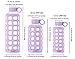 purifyou Premium 32/22 / 12 oz Glass Water Bottle with Non-Slip Silicone Sleeve & Stainless Steel Lid Insert, (Lavender, 12 oz)