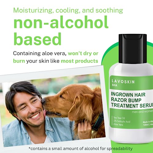 LAVO Tea Tree Gel w/Salicylic Acid BEST Ingrown Hair Treatment