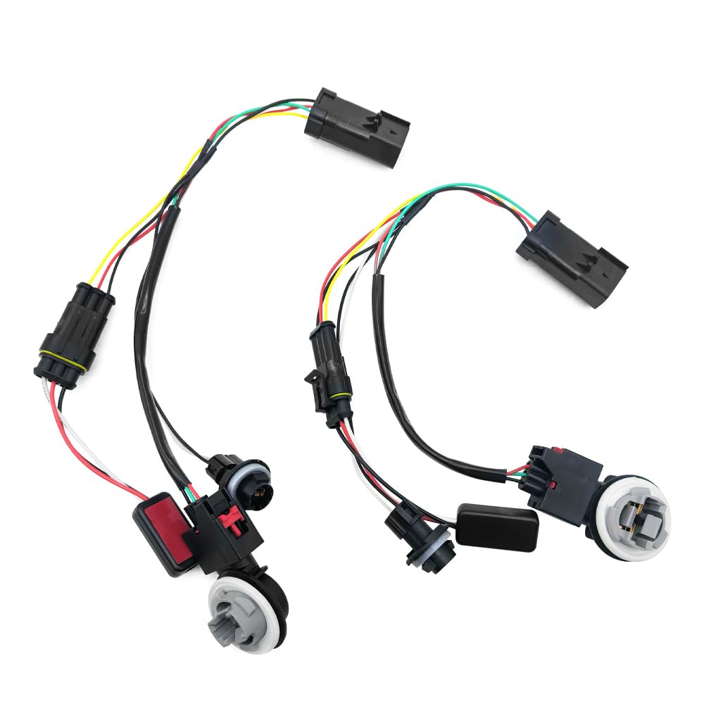 Photo 1 of LED Tail Lights Converter Wire Compatible with Dodge Ram 1500 2500 3500 2013-2023, Taillight Wiring Harness Replace 55277415AA 55277414AA (Factory LED Tail Light ONLY), Pack of 2