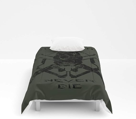 society6 espartanos Never Die | Halo Comforter, Multi Color, 1