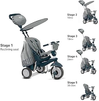 smart trike grey