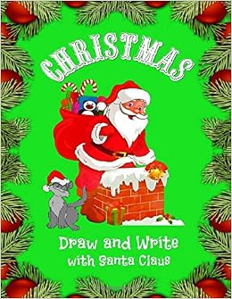 Christmas Draw And Write With Santa Claus Cute Santa