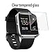 ivoler [2 Pack] [Tempered Glass] Screen Protector for Fitbit Blaze, [0.2mm Ultra Thin 9H Hardness 2.5D Round Edge] with Lifetime Replacement Warranty