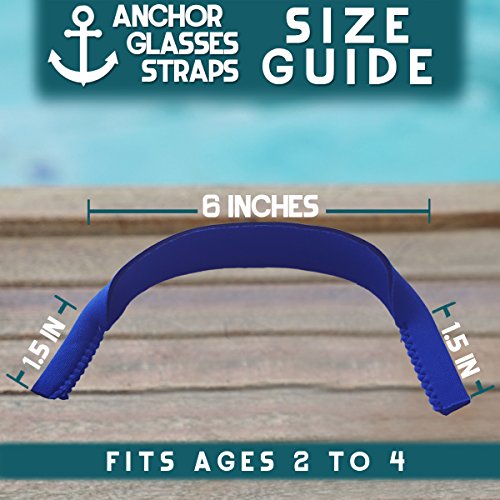 Baby Glasses Strap 2pk with Bonus Deep Sea Adventure Stickers (Blue) - Thumbnail 4