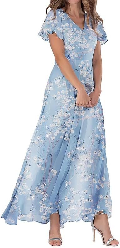 georgette flyaway maxi dress Jessica London Georgette Flyaway Maxi Dress