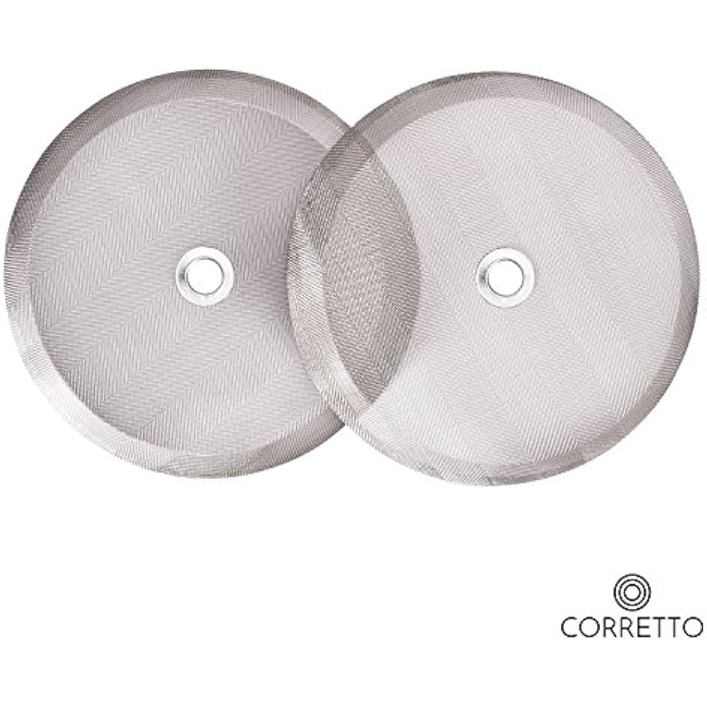 2 Universal French Press Replacement Filters 8Cup 34oz Coffee Fine