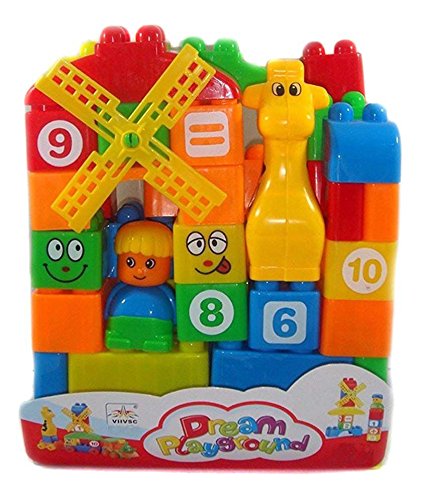 Toy Station 35 Pc Blocks Set Bag D Ream Playground