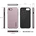 Luvvitt Brilliant Armor 7 Case/ 8 Case with Fashion Design for 7 (2016) 8 (2017) and SE (2020) - Rose Gold