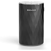 DOQASOO Waterless Essential Oil Diffuser - Aluminum Metal Texture, 96H Quiet Battery Nebulizer, Portable Scent Aromatherapy Diffuser with Timer & 4 Mist Levels, 20mL, Type-C for Home/Room/Car/Office