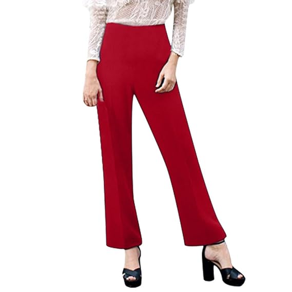 black work pants elastic waist