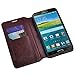 Galaxy Mega 2 Case - Wydan (TM) Credit Card Leather Wallet Style Case Cover For Samsung Galaxy Mega 2 - Brown w/Wydan Stylus Pen