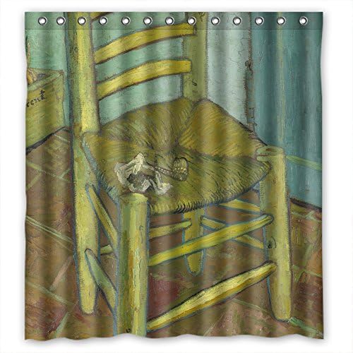Artsplaza Bathroom Curtains Width X Height / 66 X 72 Inches / W H 168 By 180 Cm(fabric) Nice Choice For Birthday Artwork Family Bf Valentine. Eco Friendly Art Painting Vincent Willem Van