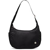 Shoulder Bag for Women Nylon Hobo Handbags Shoulder Purses for Women Checkered Tote Bag Women's Crescent Bag
