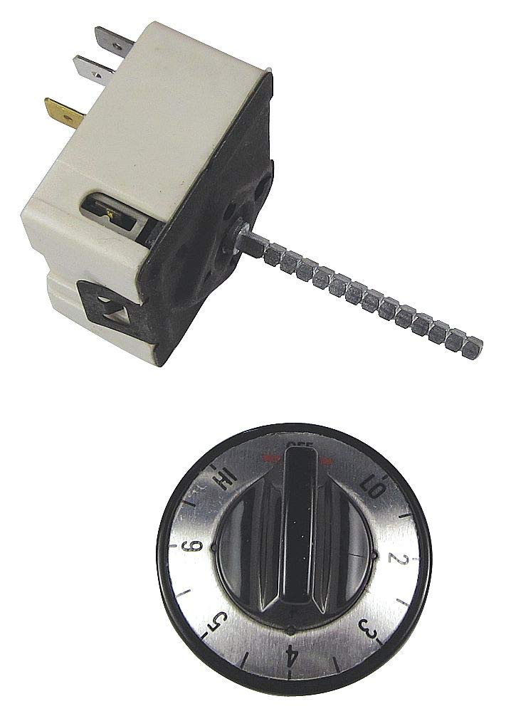 Robertshaw 5500-103 Infinite Switch, 120V, Black Dial