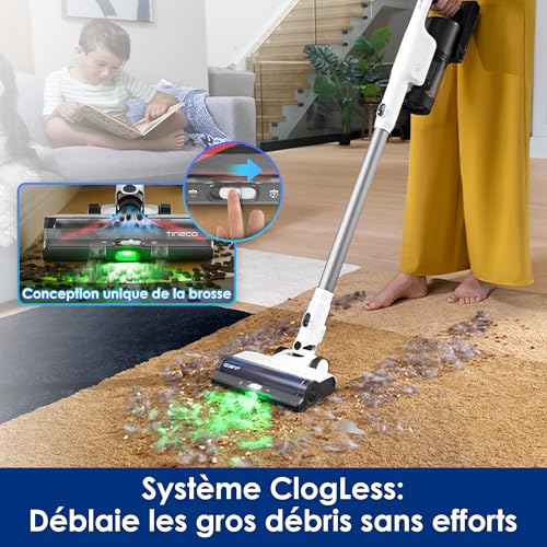 Tineco Pure One Station 5 Plus Smart Cordless Vacuum Cleaner with 2.5L Automatic Dust Base, Full Self-Cleaning, 175W Suction, ZeroTangle Technology, iLoop Smart Sensor