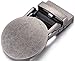 Marino Avenue Genuine Leather belt for Men, 1.5 Wide, Casual Ratchet Belt with Automatic Linxx Buckle - Circular Linxx - Deep Charcoal - Adjustable from 28