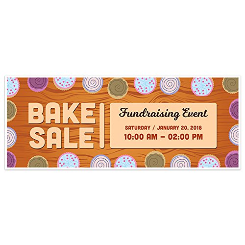 Amazon Com Cupcakes Fundraising Bake Sale Banner Handmade