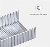 ASNOMY Box 10000Pcs Staples 24/6mm for Stapler Steel Iron Silver view 5