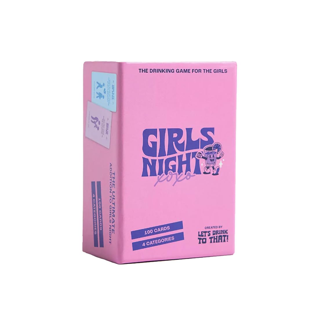 Girls Night Drinking Party Games – Hilarious Adult Party Games with 100 Cards, Fun Party Card Games for Hen Dos, Birthdays & Nights Out by Let's Drink To That