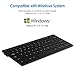 JETech Ultra-Slim 2.4G Wireless Keyboard for Windows (Black) - 2160