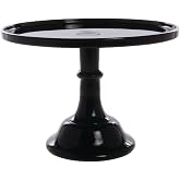 Black Raspberry 12" Glass Cake Stand - By Mosser Glass