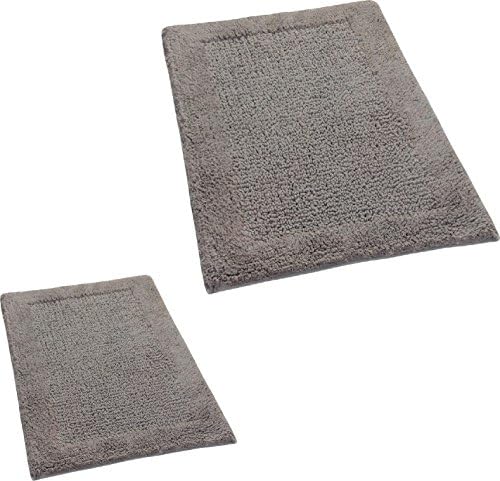 Castle Hill 2-Piece Naples Design Spary Latex, Stone, 17 by 24-Inch and 24 by 40-Inch