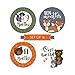 16 Monthly Baby Milestone Stickers - Woodland Baby Monthly Milestone Stickers, Milestone Baby Monthly Stickers, Baby Month Stickers for Baby Photo Props Newborn, Monthly Baby Stickers for Pictures