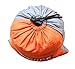WoneNice Camping Hammock - Portable Lightweight Double Nylon Hammock, Best Parachute Hammock with 2 x Hanging Straps for Backpacking, Camping, Travel, Beach, Yard and Garden Orange/Grey