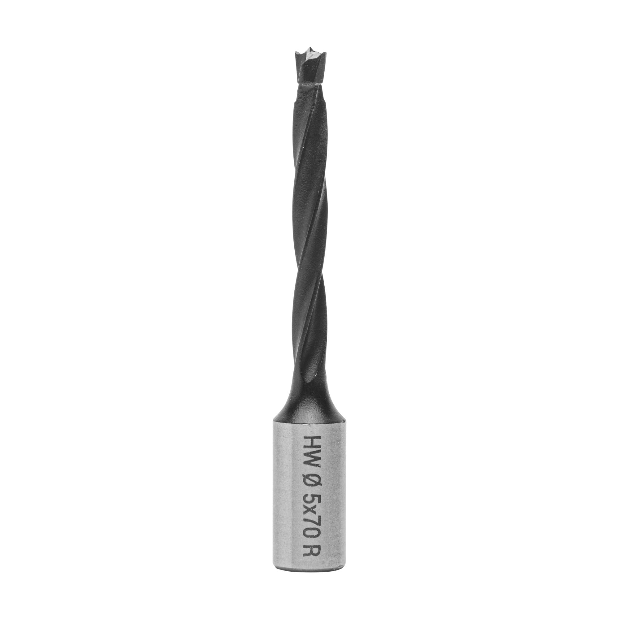 ENT 22281 Dowel Drill TC Shank (S) 10 mm, Diameter (D) 5 mm, NL 43 mm, SL 20 mm, L 70 mm, Right