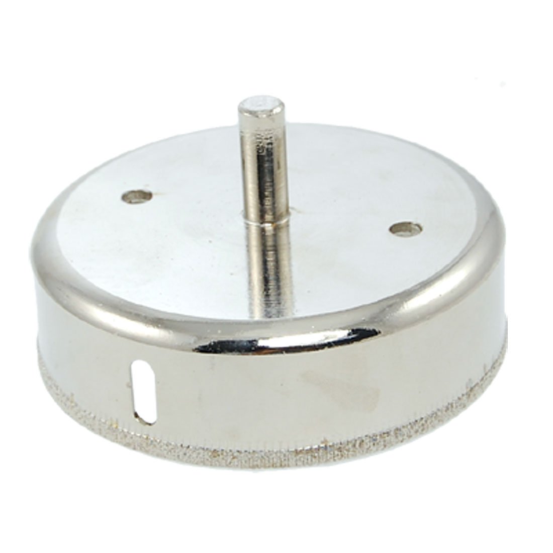 sourcing map 100mm Diamond Tipped Metal Drill Bit Hole Saw Silver Tone for Glass