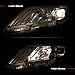 For 2010-12 Ford Fusion LED Daytime Running Light Bar Projector Headlights w/Sequential Turn Signal Chrome Set