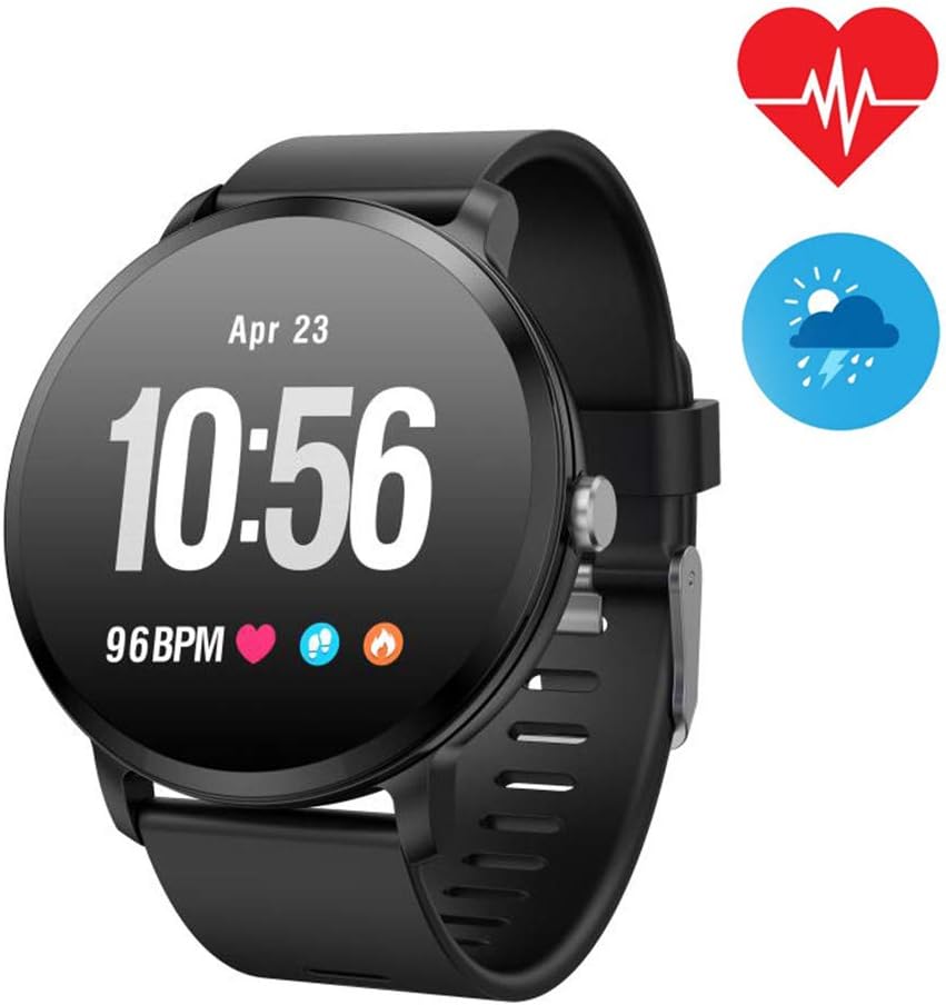 WELTEAYO Smart Watch Fitness Tracker Activity Tracker with Heart Rate Monitor, Activity Tracker with Color Screen, Fitness Tracker with Blood Pressure and Sleep Monitor (V11-B)