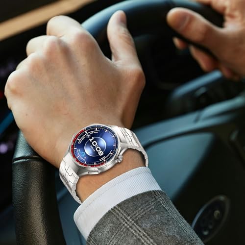 Songsier Titanium Strap Compatible with Huawei Watch GT6 Pro/GT 6/GT5 Pro/GT5/GT4/GT3/GT3 Pro46mm Advanced Titanium Bands for GT2Pro/GT2e/GT Runner/Huawei Watch3/3Pro/Watch 4/4Pro 45mm Men Women