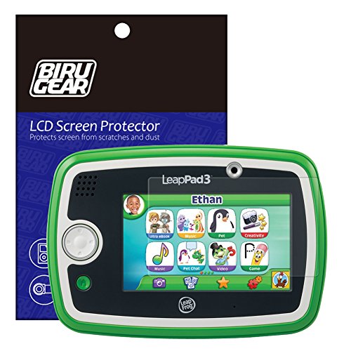 BIRUGEAR Premium HD Crystal Clear LCD Screen Protector for LeapFrog LeapPad3 Kids Learning Tablet 5-inch Best Educational Tablet and Kids Toys