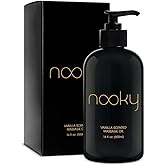 Nooky Vanilla Massage Oil with Fractionated Coconut Oil.16 Ounce | Silky, non-greasy body oil with a beautiful scent that absorbs well, leaving skin soft and smooth for relaxing massages.