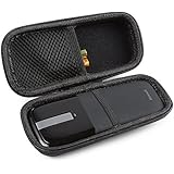 BOVKE Protective Carrying Case for Microsoft Arc Touch Mouse Hard EVA Shockproof Travel Storage Pouch Cover Bag, Black