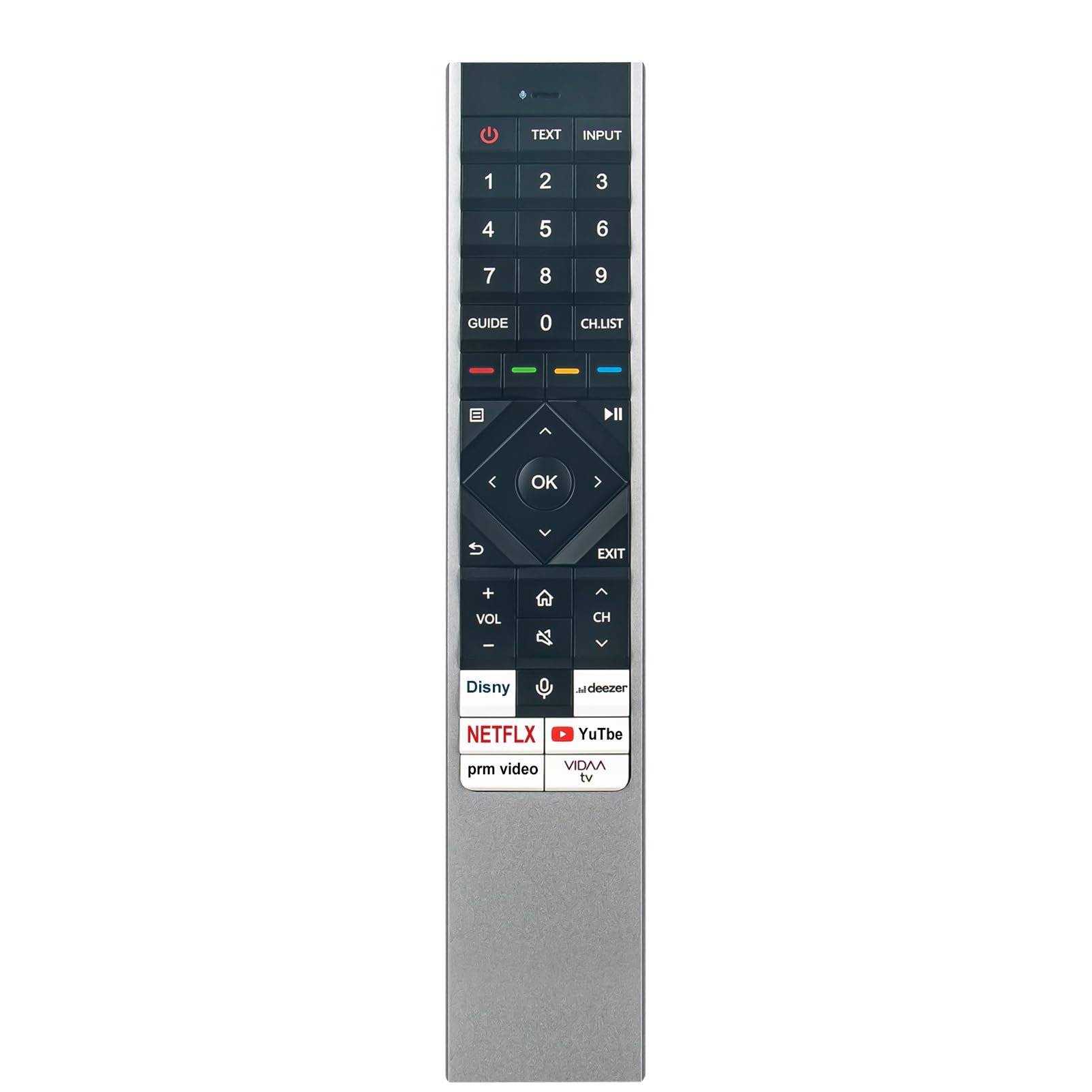 VINABTY ERF6N64 Replacement Voice Remote Compatible with Hisense TV 65U8K 55U8K 75U8K 85U8K 55U88KM 65U88KM 75U88KM 85UXK 65UXK 55A85K 65A85K 75U8KQ 65U8KQ 55U8KQ 55A85K 65A85K 65UXKQ 65UXKQTUK 65U8KQ