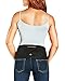 Tommie Copper Women’s Comfort Back Brace, Adjustable, Sweat Wicking, Breathable Back & Muscle Compression Support for Everyday - Black - Small/Medium