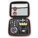 Grit Performance Automatic Tire Deflators with 80 PSI Tire Pressure Gauge + Valve Repair Kit & Custom Foam Case | Air Down Tire Deflator Tool Kit for Off Road Tires, Jeep, Truck, ATV, 4x4 Sand & Rock