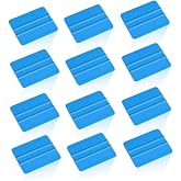 Lependor Blue Hand Applicator Squeegee, Decal Vinyl Wrap Handy Tool for Window Tint,Car Vinyl Wrap,Decal Sticker Wallpaper Installation - 12 Packs