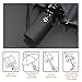 Lejorain Automatic Middle Finger Umbrella Lightweight Travel Rain Umbrella - Funny Creative Christmas Gifts for Men Women