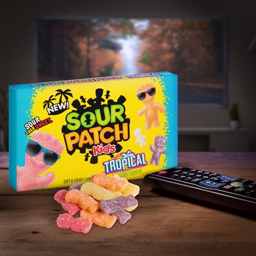 SOUR PATCH KIDS SOFT & CHEWY CANDY VARIETY PACK LARGE GIFT BOX, BULK CANDY, 8-3.5 OZ BOXES