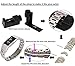 Charge 2 Accessories Bands for Fitbit, SailFar 3PCS Stainless Steel Metal Replacement Bracelet Strap Wrist Smart Watch Band for Fitbit Charge 2 HR, Small/Large, Men/Women, Silver, Rose Gold, Black